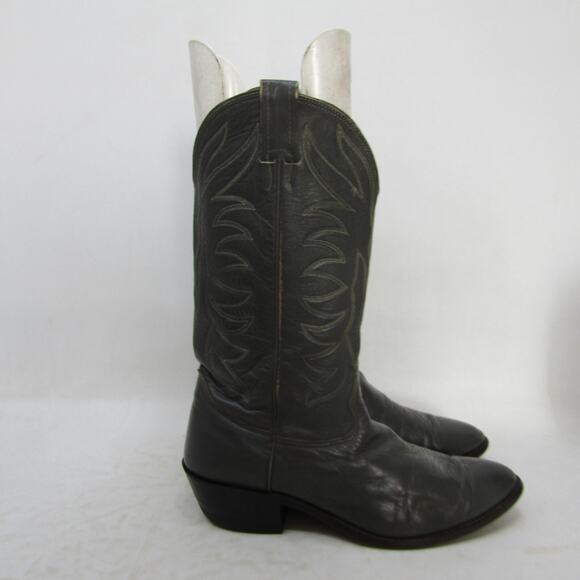 NOCONA Mens Size 9.5 E Gray Leather Cowboy Western Boots main image 11